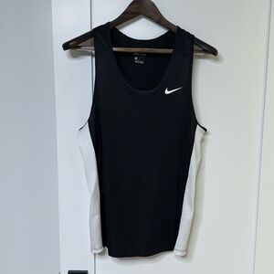 Nike Black and White Dri-FIT Tank Top